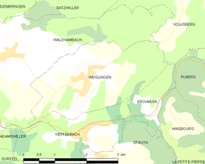 Poziția localității Weislingen