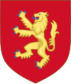 1154–1198 Mögliche Darstellung des Wappens von Heinrich II. und des Älteren Wappens von Richard Löwenherz als Könige von England