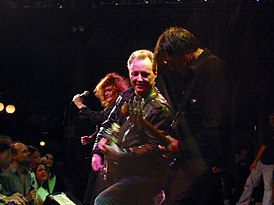 Червенка, Зум и До на концерте X в Great American Music Hall, Сан-Франциско, 2004 год.