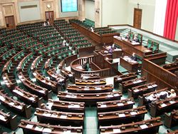 Plenário do Parlamento da Polônia