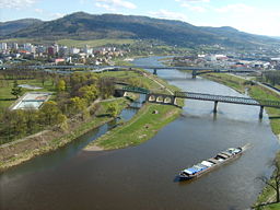 Salapungan ning Ploučnice at Labe king Děčín