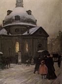 Kościół Betlejemski w noc Bożego Narodzenia (ok. 1903)