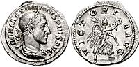 Максимин I (ок. 235–238 гг.). С венком и пальмовой ветвью