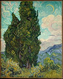 Vincent van Gogh, Cypresses,1889