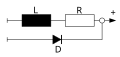 SVG-Version des Schaltbildes einer Freilaufdiode