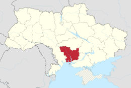 Nikolayev vilayəti xəritədə