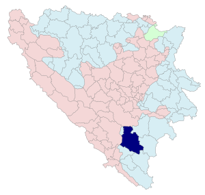 Община Невесине на карте