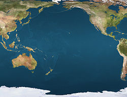 Biển Philippines trên bản đồ Pacific Ocean