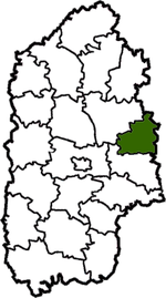 Старасіняўскі раён на мапе
