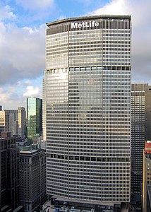 ՊենԱմի շենքը (այժմ Մեթլաֆ շենքը) Նյու Յորքում, Վալտեր Գրոպիուսի և Ճարտարապետների համագործակցության կողմից (1958–63)
