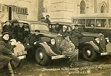 Taxis soviètics GAZ M-1 en 1938