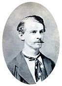 Albert Parsons (1848-1887), veteraan uit de burgeroorlog, krantuitgever en journalist, van Engelse komaf