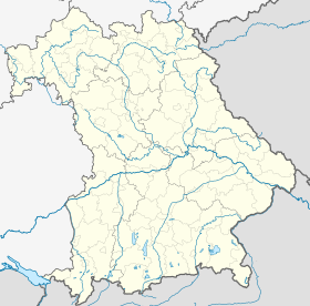 voir sur la carte de la Bavière