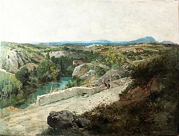 Figures in a Landscape, (1876)