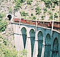 Viadukt über den Ruisseau de l'Oula