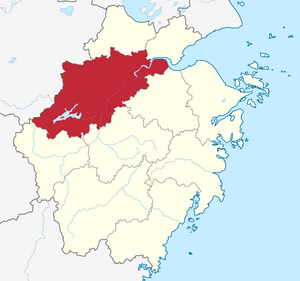 Ханчжоу на карте