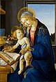 Image 25The scene in Botticelli's Madonna of the Book (1480) reflects the presence of books in the houses of richer people in his time. (from History of books)