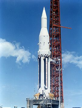 Saturn I na odpaľovacej rampe, misia SA-4