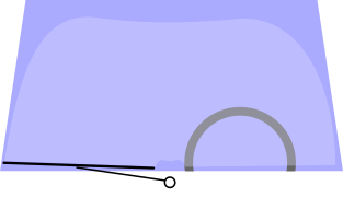 Fig. 5: Complex- or eccentric-arc system, used on the Subaru XT as well as the Mercedes-Benz W124, R129, W201, W202, C208 and W210; eccentric design used for passenger wiper on most late-model Mercedes-Benzes