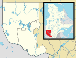Les Lacs-du-Témiscamingue is located in Western Quebec