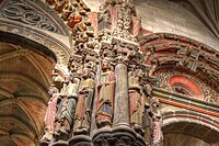 オウレンセ（スペイン）にある大聖堂のファサード。1160年
