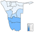 Distribution of Afrikaans