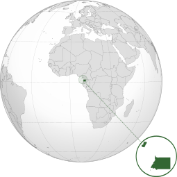 Localização de República da Guiné Equatorial