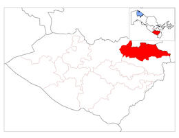 Distretto di Kitob – Mappa