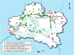 Sites d'habitat protohistorique