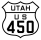 U.S. Route 450 marker