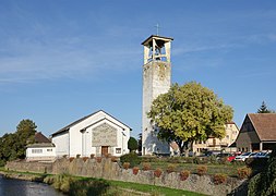 L'église protestante.