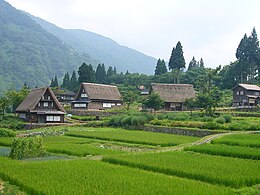 Wioska Ainokura w regionie Gokayama