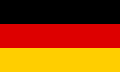 Batı Almanya bayrağı (1949-1990) ve Doğu Almanya bayrağı (1949-1959)
