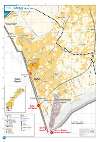 Poziția localității Rafah