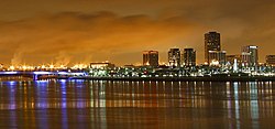 Skyline of Long Beach, California