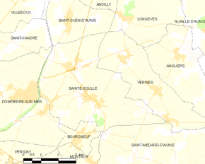 Poziția localității Sainte-Soulle