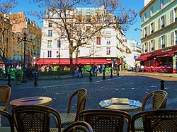 Herbst an der Place de la Contrescarpe