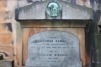 Tomb of George Combe in Dean Cemetery