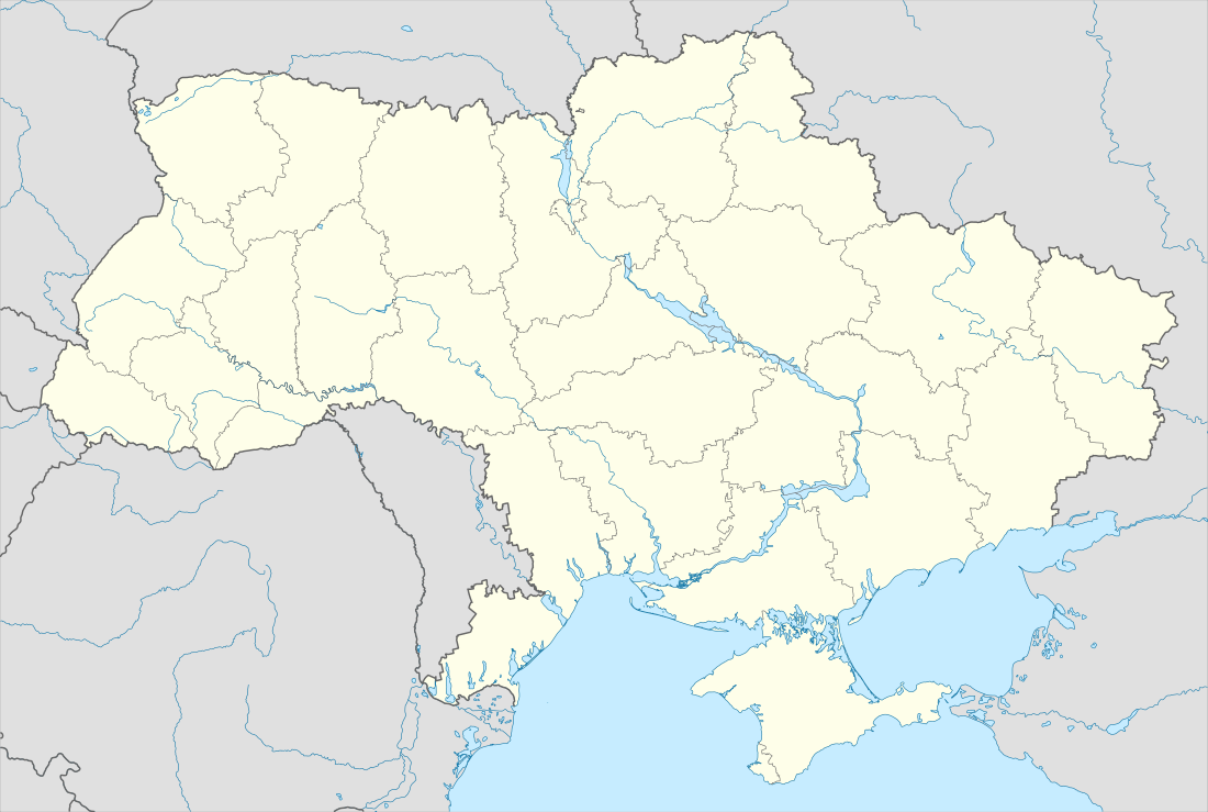 Бандера Степан Андрійович. Карта розташування: Україна