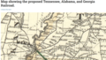 Map published in c1893, shows Atoka in Tipton County, Tennessee.