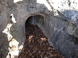 A 272-es pont barlangjának bejárati része