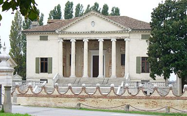 Andrea Palladio, Villa Badoer, 1560, Fratta Polesine, Italia.