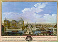 Anichkov Bridge and Anichkov Palace in 1753.