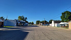 Looking north along S. Sterling Street