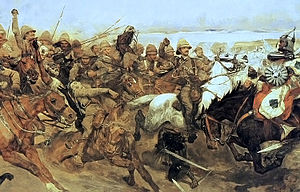 ओम्दुर्मानच्या लढाईचे चित्र