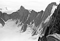 North side of Mont Dolent and Glacier d'Argentiere
