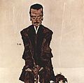 Эгон Шиле. Портрет Эдуарда Космака. 1910