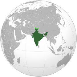 Hindistan haritadaki konumu