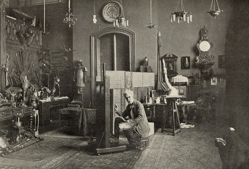 Файл:Jean-Léon Gérôme in his Studio.jpg