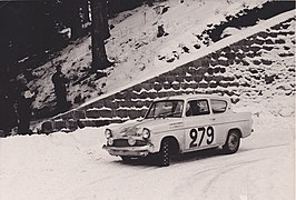 Ford Anglia au Monte-Carlo 1963.